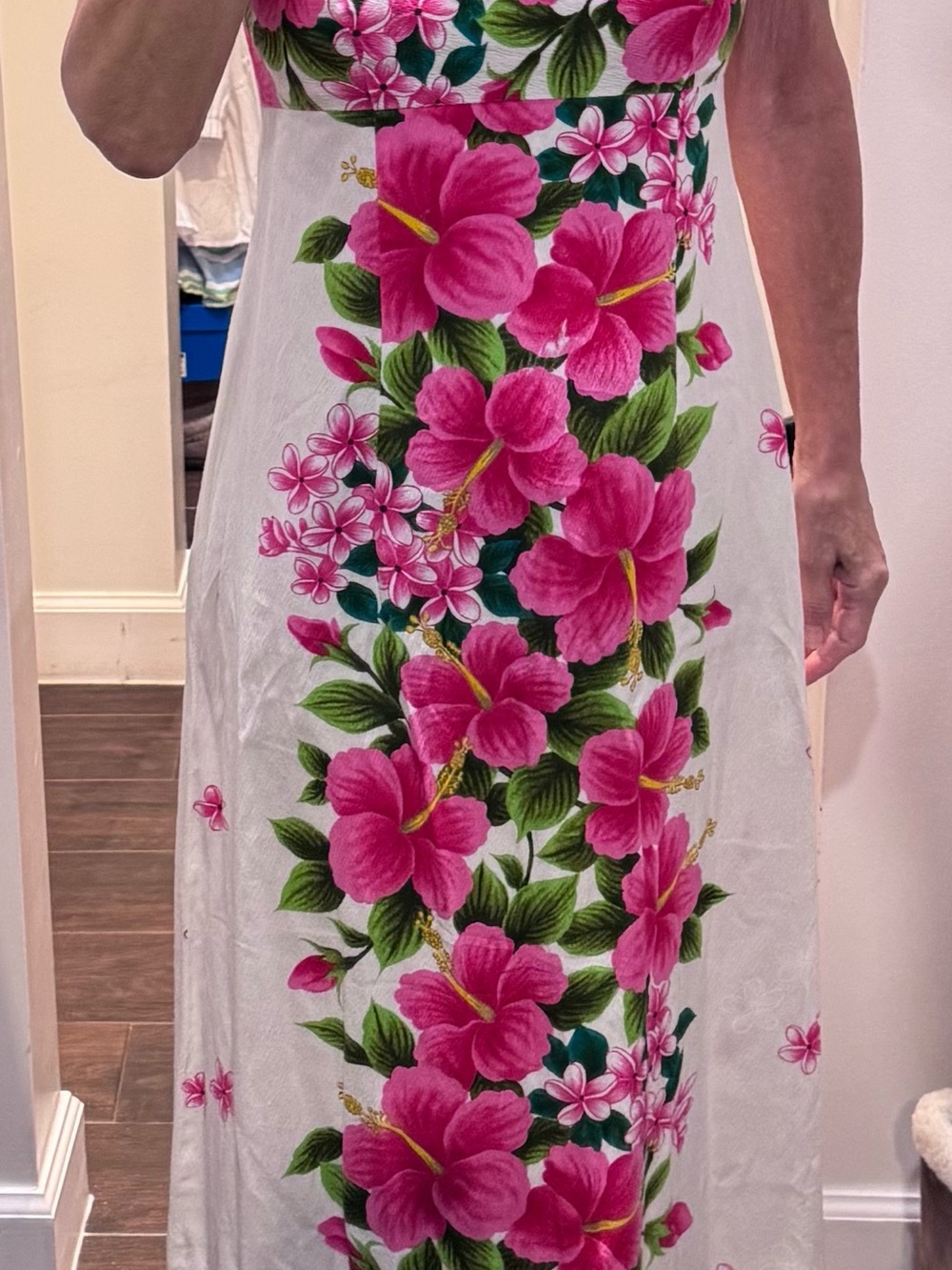 1960’s vintage authentic Hawaiian Wedding Dress made in Hawaii- 2P - Picture 4 of 16